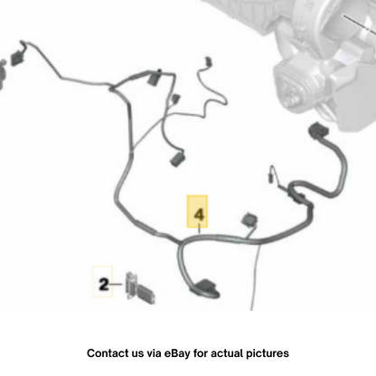 2010-2012 Mini Cooper R56 Heater Wiring Set Used OEM 64119266881