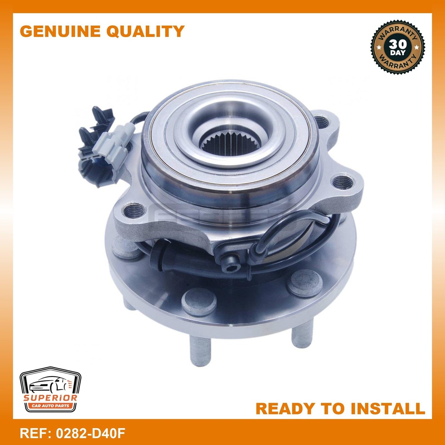 FEBEST 2008-2016 Nissan Frontier Front Wheel Hub 0282-D40F