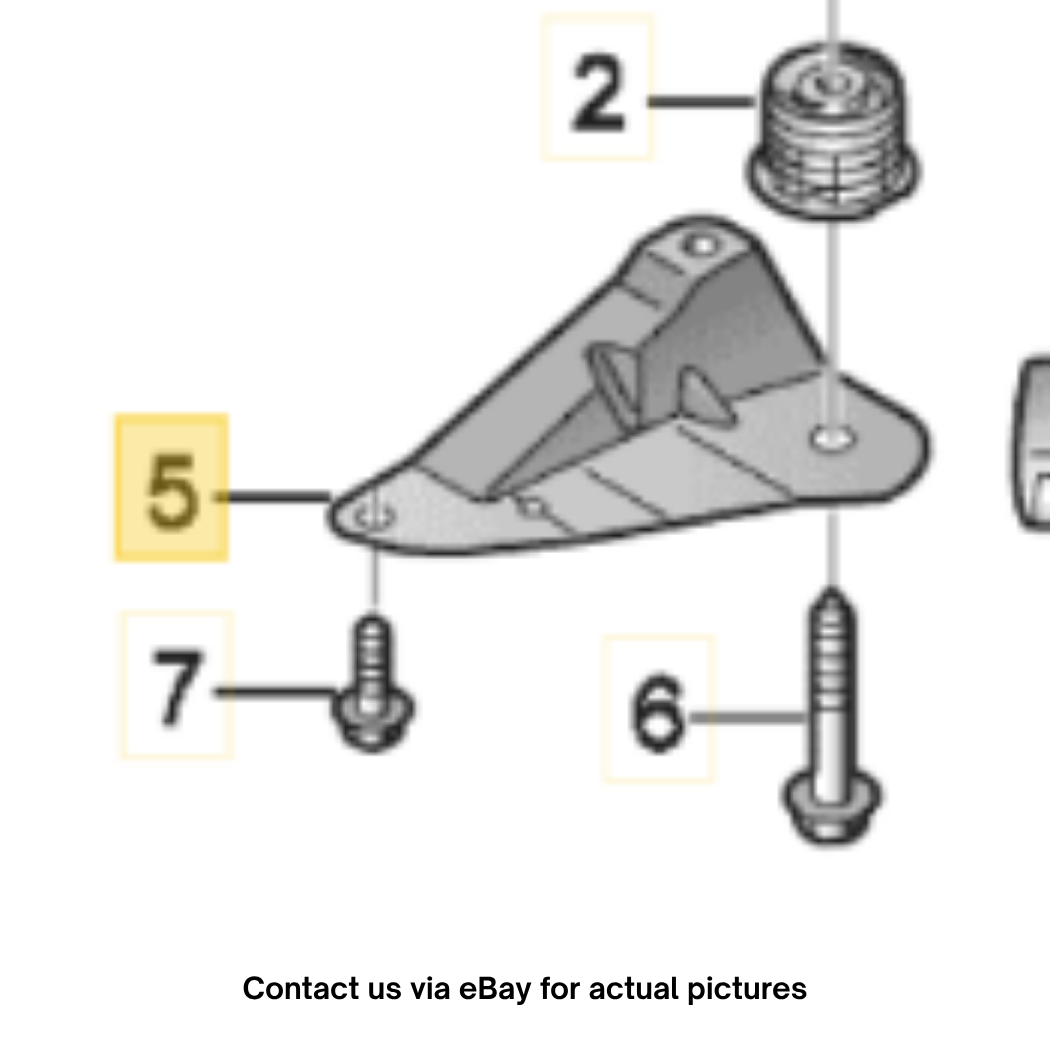 2011–2015 Audi A4 Right Suspension Sub-Frame Support Bracket Used OEM 8K0505220F