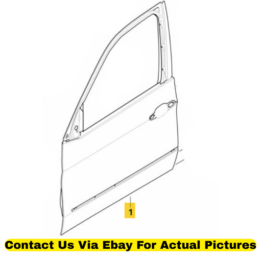 2012 BMW X6 Front Left Door Used OEM 41517198159