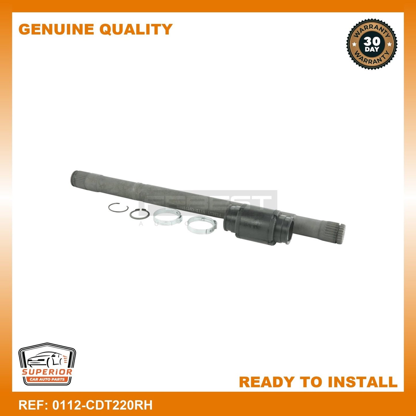 FEBEST Toyota Drive Shaft 0112-CDT220RH