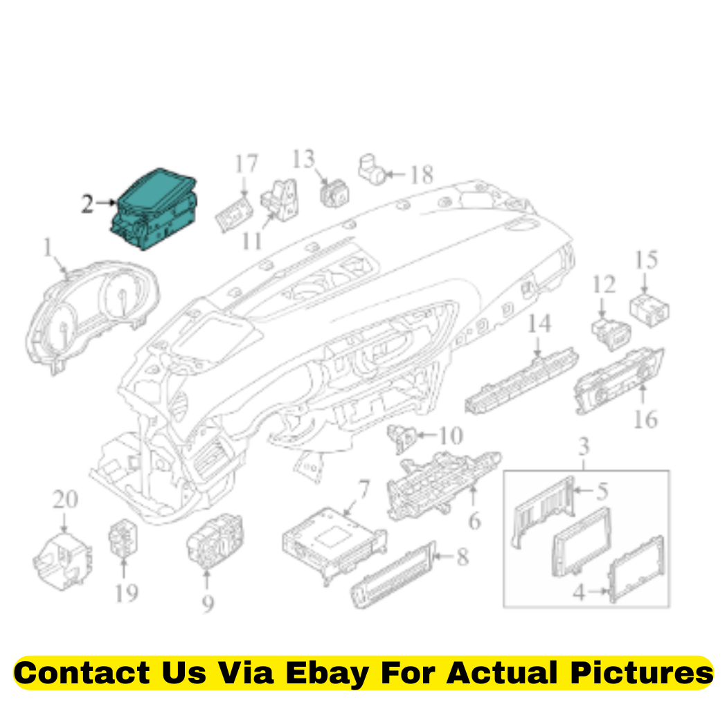 2016 Audi A6 Quattro Heads Up Display Assembly Used OEM 4G0919604K