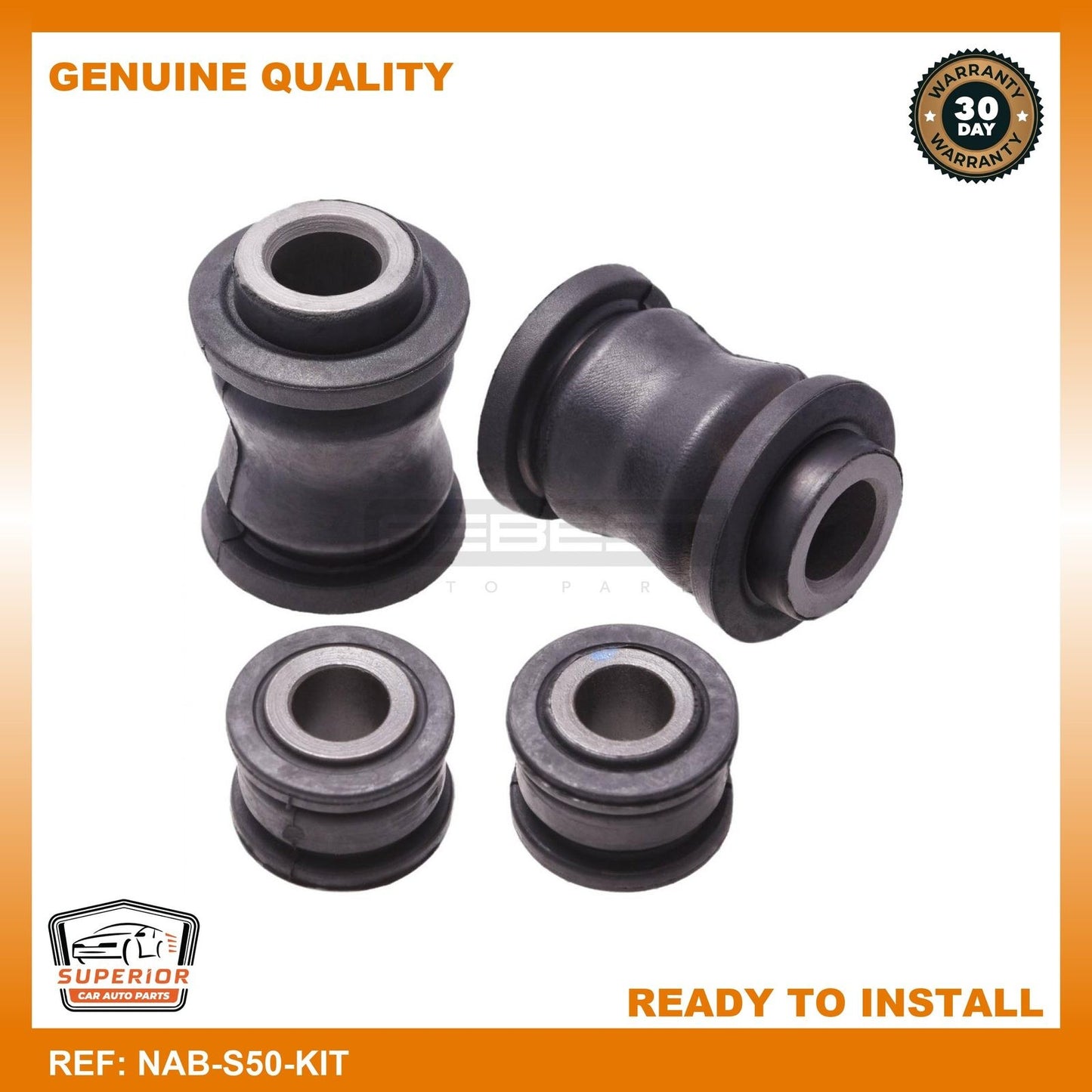 Febest 2003-2008 Infiniti FX35 Steering Rack Bushing Kit NAB-S50-KIT