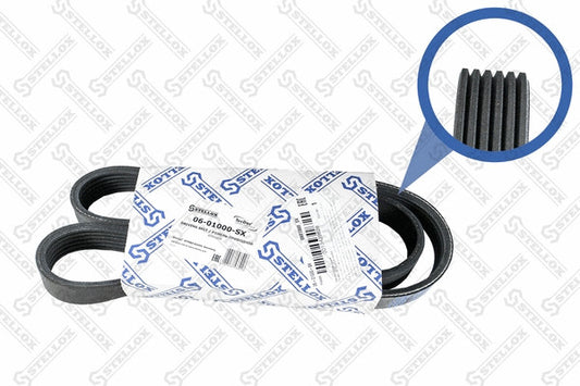 STELLOX 2005-2010 Peugeot 307 6 Rib Multi V Drive Belt 51761849