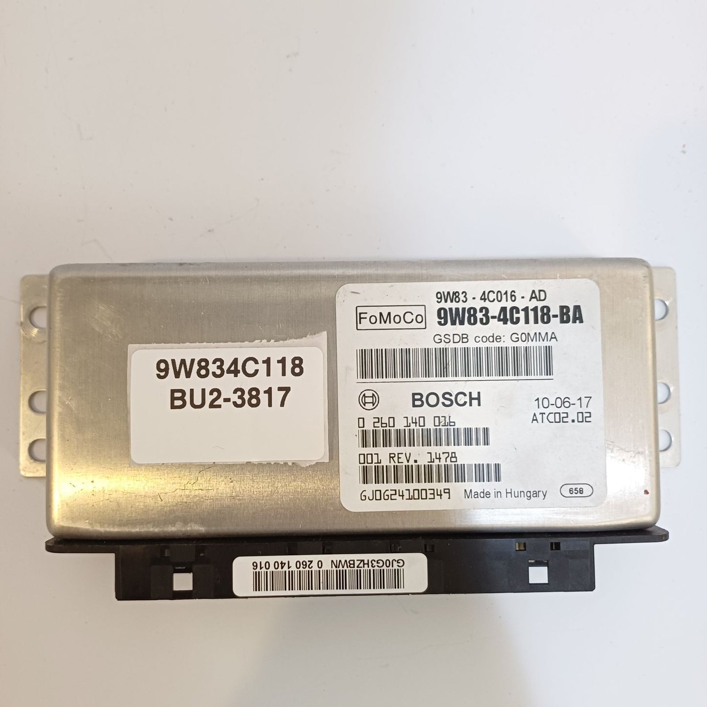 2002-2012 Land Rover Range Rover DIFFERENTIAL LOCKING MODULE 9W834C118