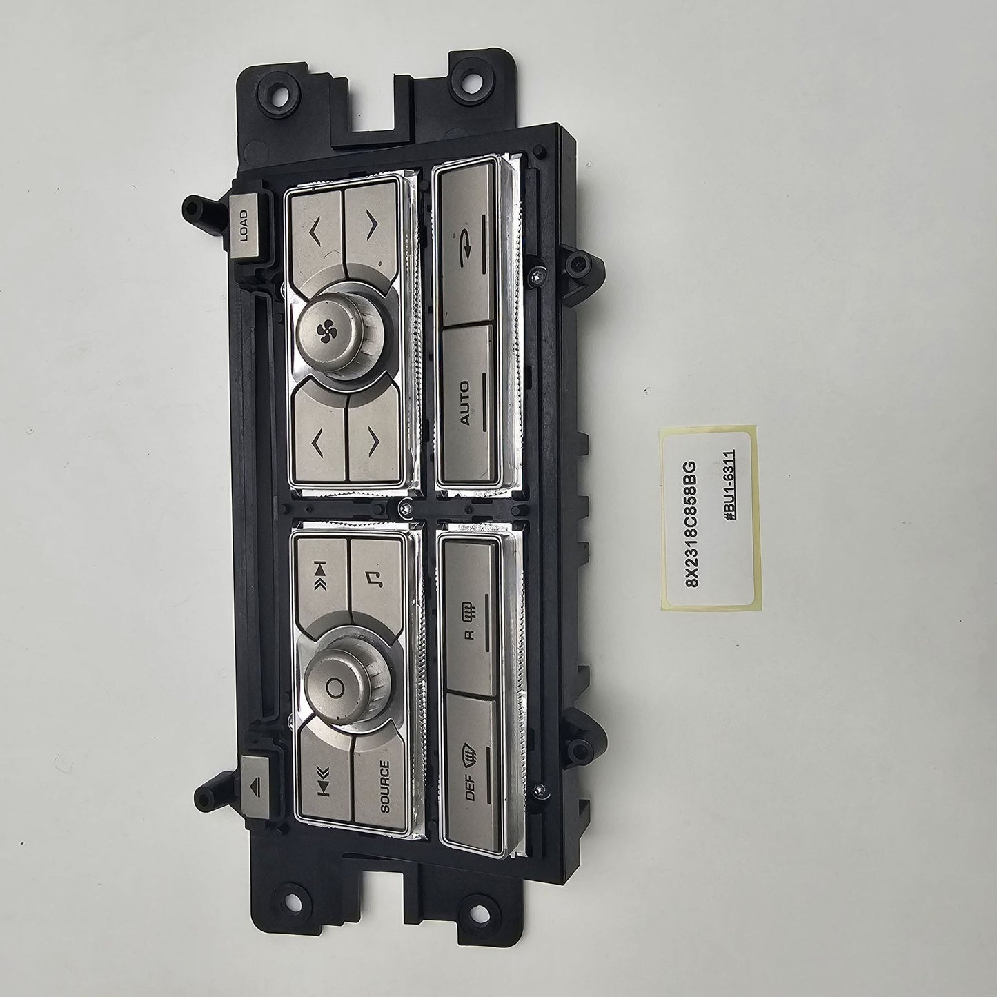 2009-2012 Jaguar XF Electric AC Climate Control Panel Switch 8X2318C858BG
