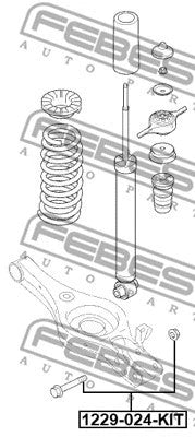 FEBEST 2015 Hyundai Tucson Camber Correction Screw 1229-024-KIT