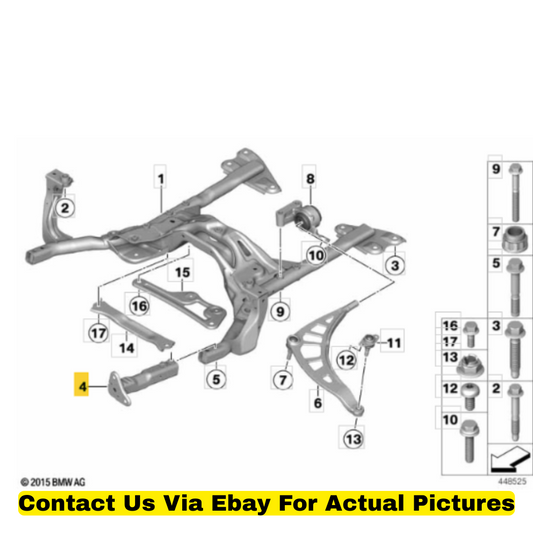 2012 Mini Cooper Countryman Right Bumper Holder/Carrier Used OEM 31106772232