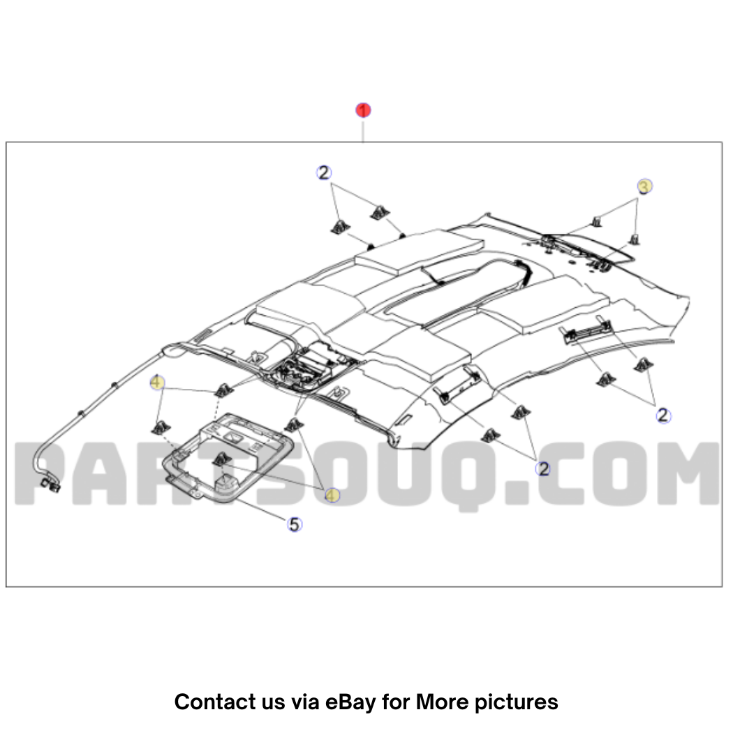 2009 Chevrolet Lumina S Sunroof Trim Panel OEM 92457497