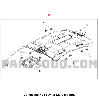 2009 Chevrolet Lumina S Sunroof Trim Panel OEM 92457497