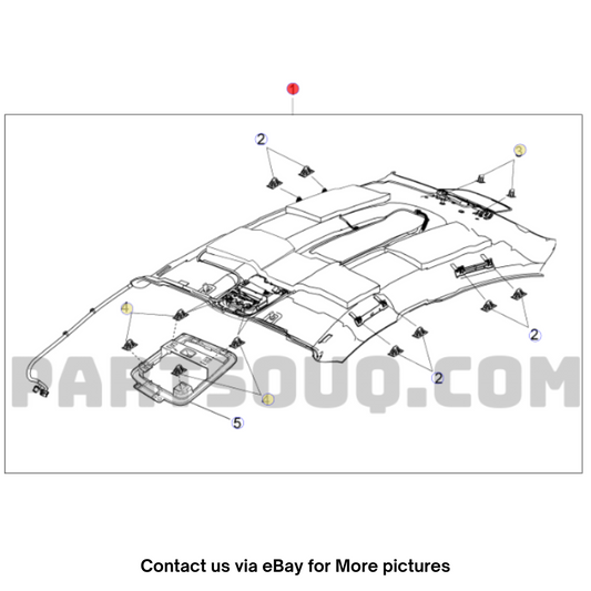 2009 Chevrolet Lumina S Sunroof Trim Panel OEM 92457497