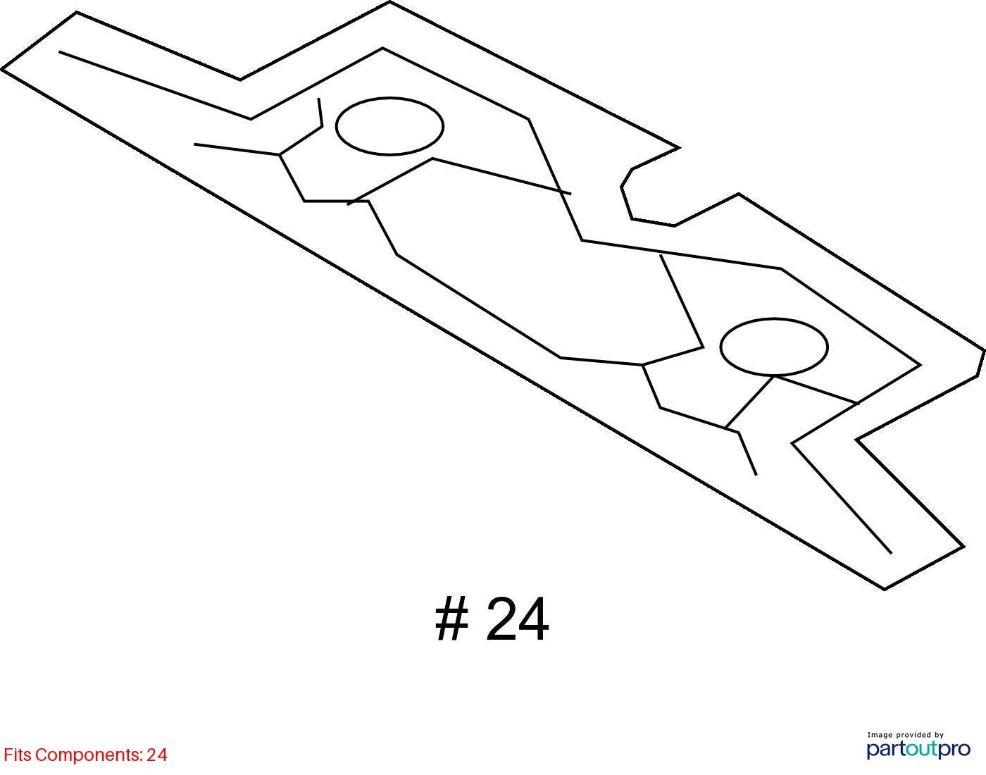 2012 Audi A4 Roof Interior Support Bracket Used OEM 8K5867523D