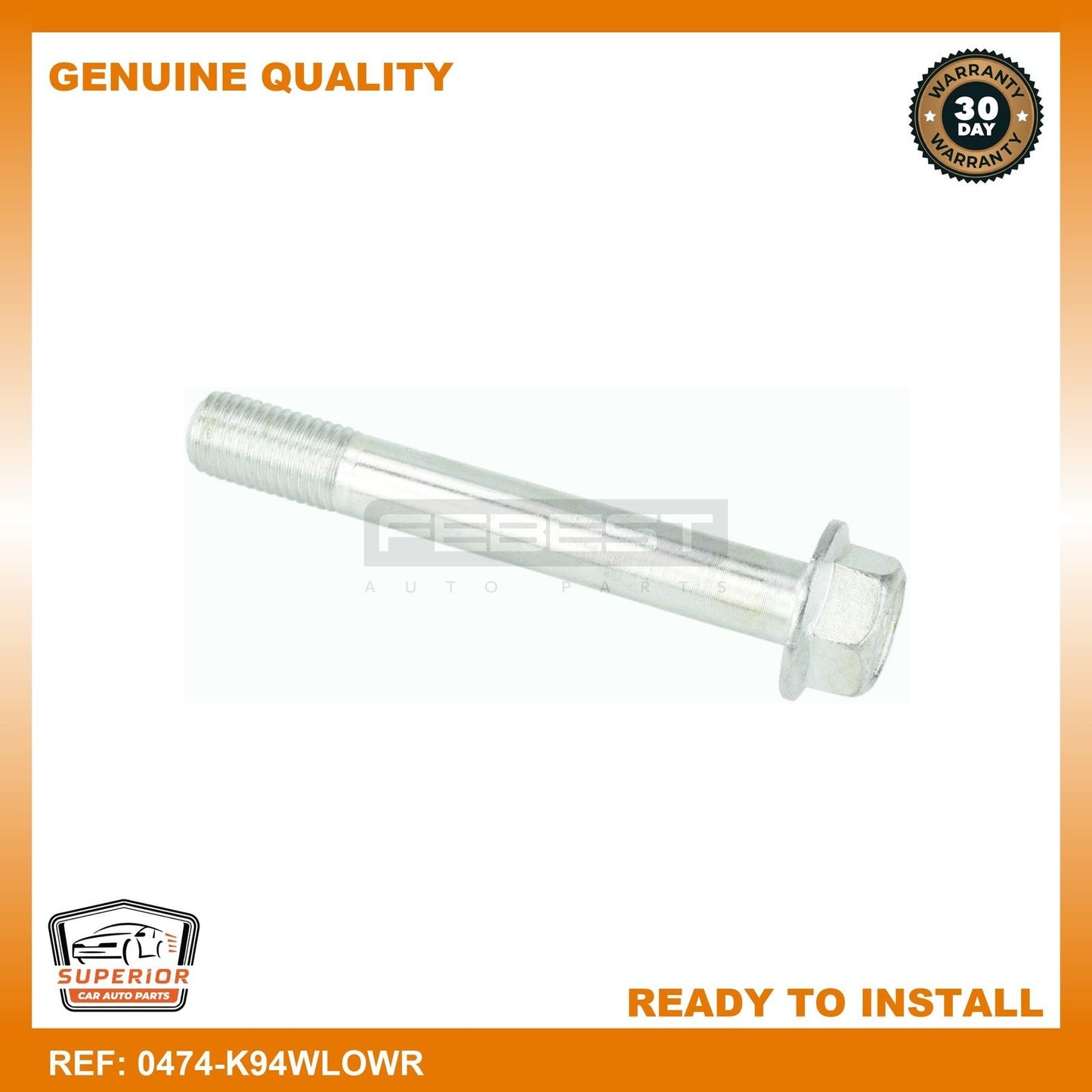 FEBEST 97-01 Mitsubishi Montero Sport Rear Caliper Slide Pin 0474-K94WLOWR