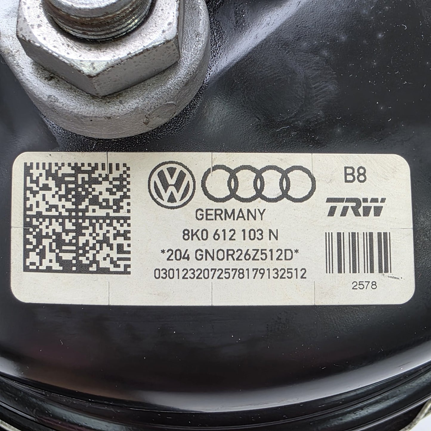2009-2013 Audi A6 Power Brake Booster 8K0612103N