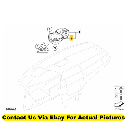 2012 BMW X6 Mid-Range Speaker Used OEM 65139151864