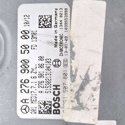 2013-2015 Mercedes-Benz GLK350 ECU ECM COMPUTER IGNITION SWITCH+KEY A2769005000