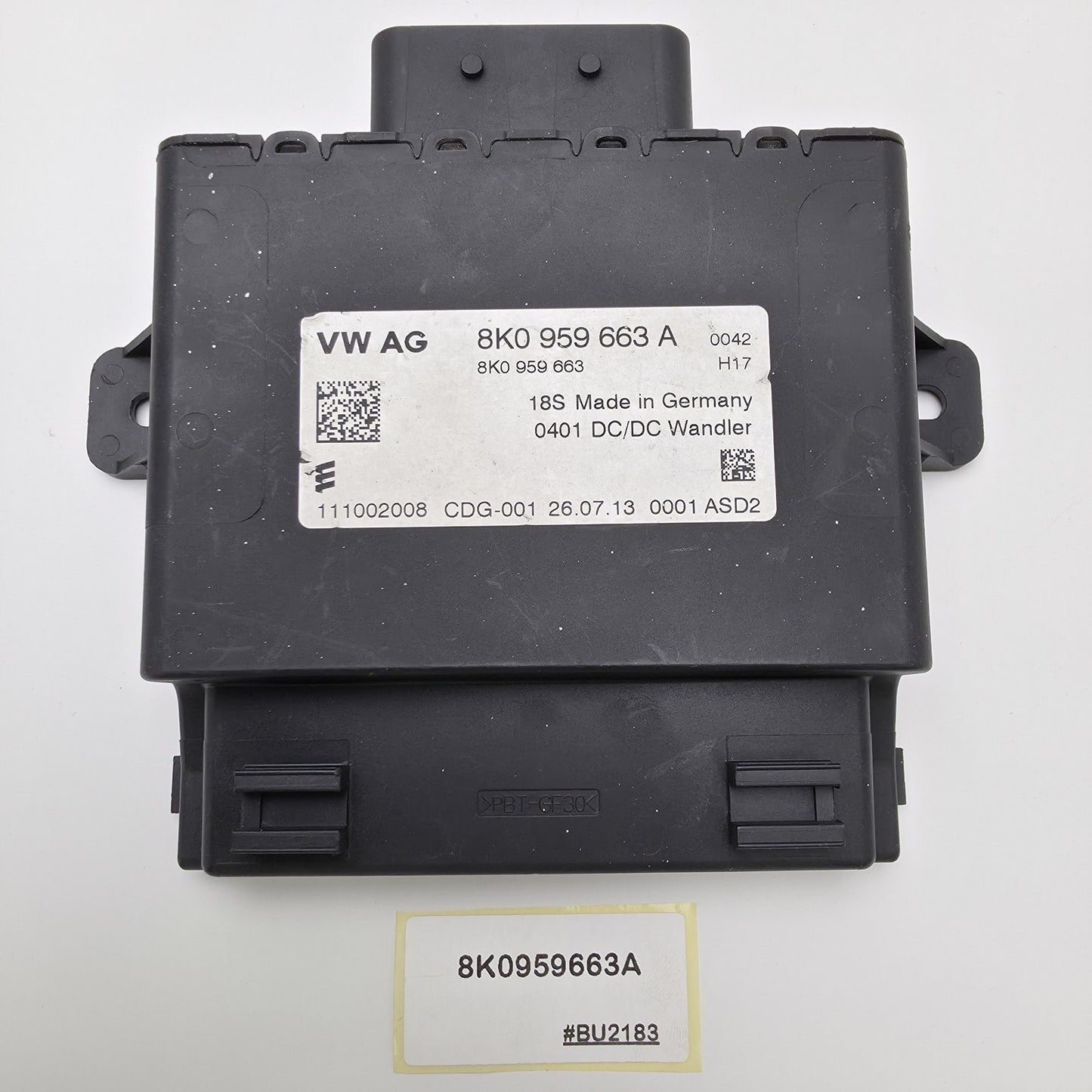 2009-2016 Audi A8 Battery Low Voltage Indicator 8K0959663A