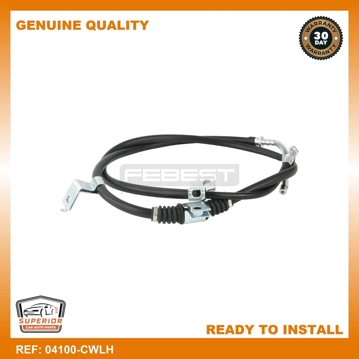FEBEST 2006-2013 Mitsubishi Outlander Parking Brake Cable Left 04100-CWLH
