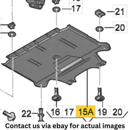 Audi 2009-2016 A4 Radiator Support Splash Shield 8K1863822J