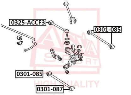 FEBEST 98-02 Honda Accord Rear Transverse Link With Ball Joint 0325-ACCF3