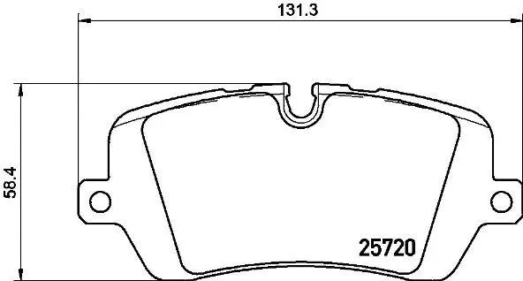 BREMBO 2018-2022 Land Rover Range Rover Disc Brake Pad Set P44021