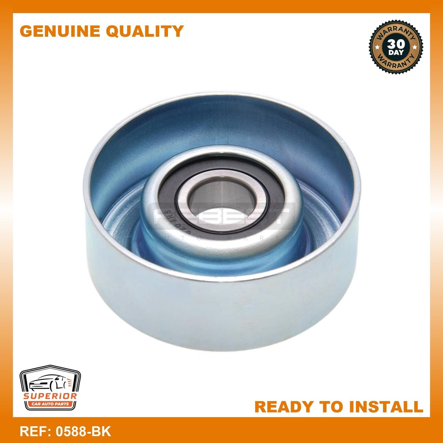 Febest 2009-2013 Hyundai Genesis Pulley Idler 0588-BK