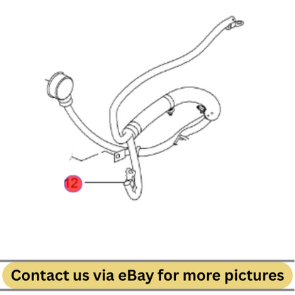 2010 Chevrolet Cruze Positive Negative Battery Cable Used OEM 96949988