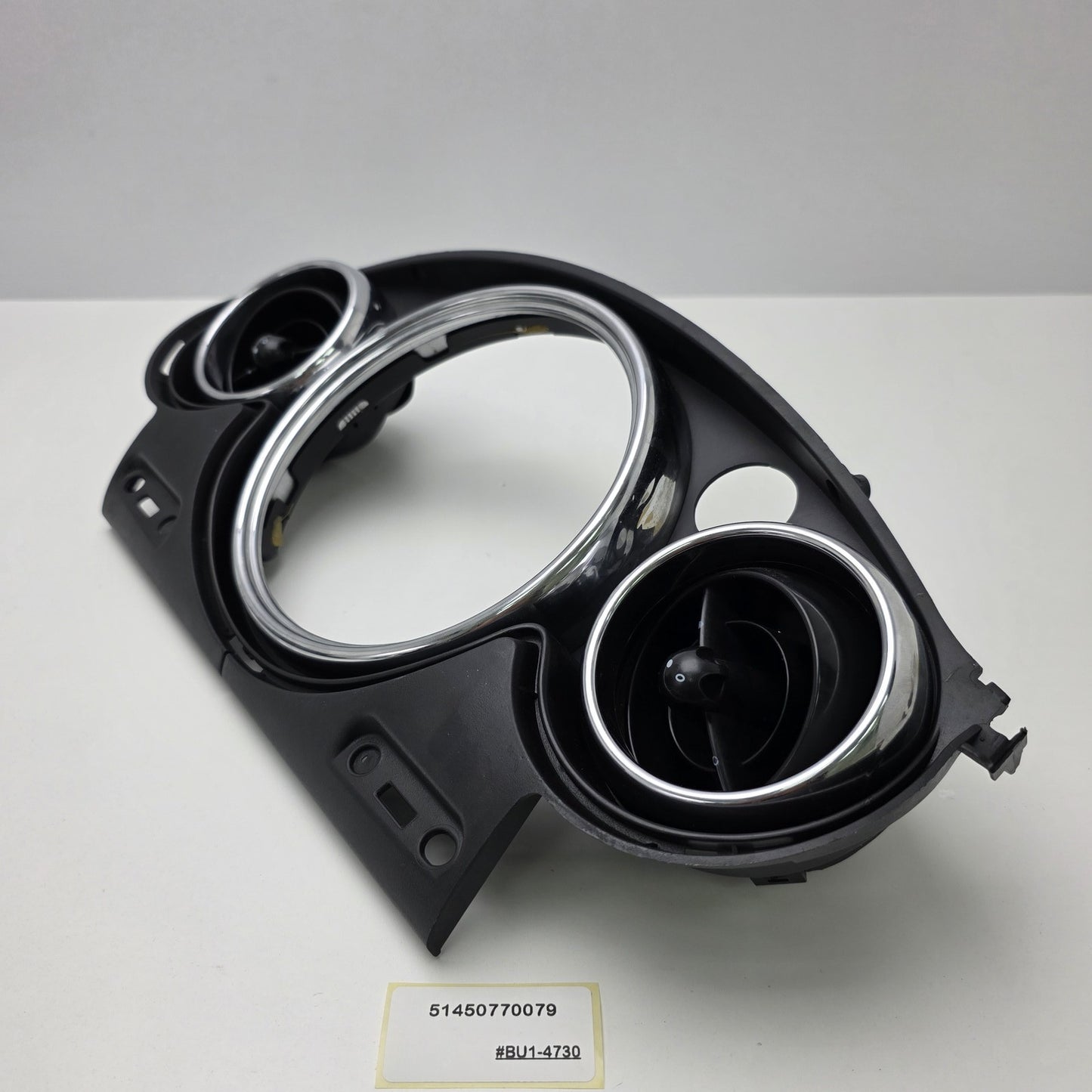 2000-2006 MINI R50 Dash Speedometer Cluster Air Vent Bezel Trim 51450770079