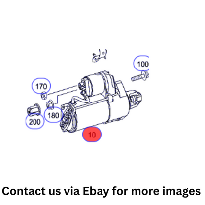 2008 Mercedes-Benz S550 Engine Starter Motor Used OEM A0061513701
