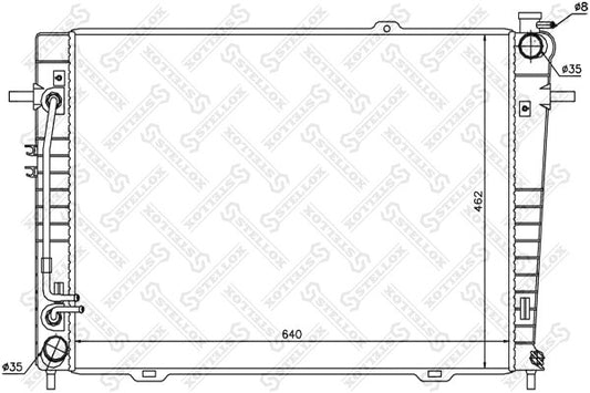 STELLOX 2005-2010 Hyundai Tucson Radiator Assembly 25310-2E501