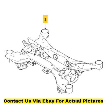 2018 Jaguar F‑Pace Suspension Subframe Used OEM T4A18057