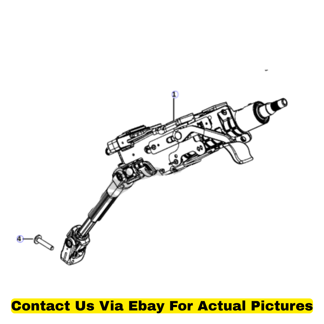 2014 Jeep Cherokee Steering Column Used OEM 68192594AA
