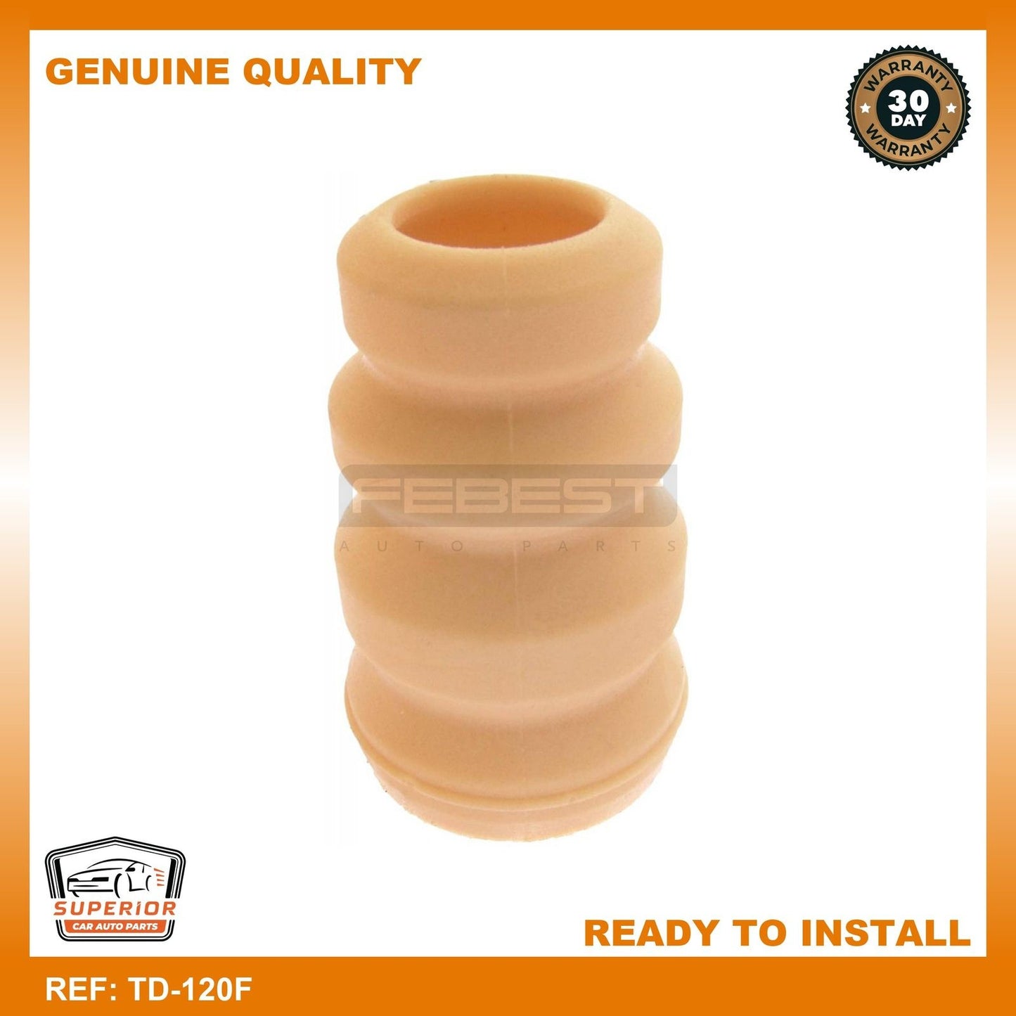 Febest 2000-2006 Toyota Corolla Front Shock Absorber Jounce Bumper TD-120F