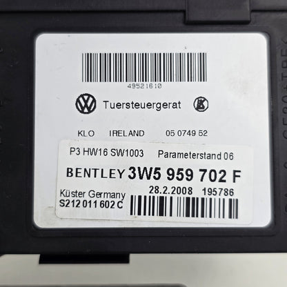 2006-2012 Bentley Continental GT Front Right Door Window Motor 3W5959702F