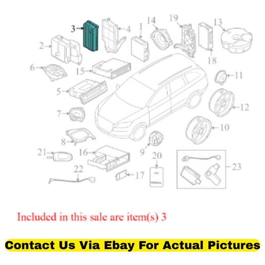 2012 Audi Q5 Radio Amplifier Used OEM 8T0035223AL