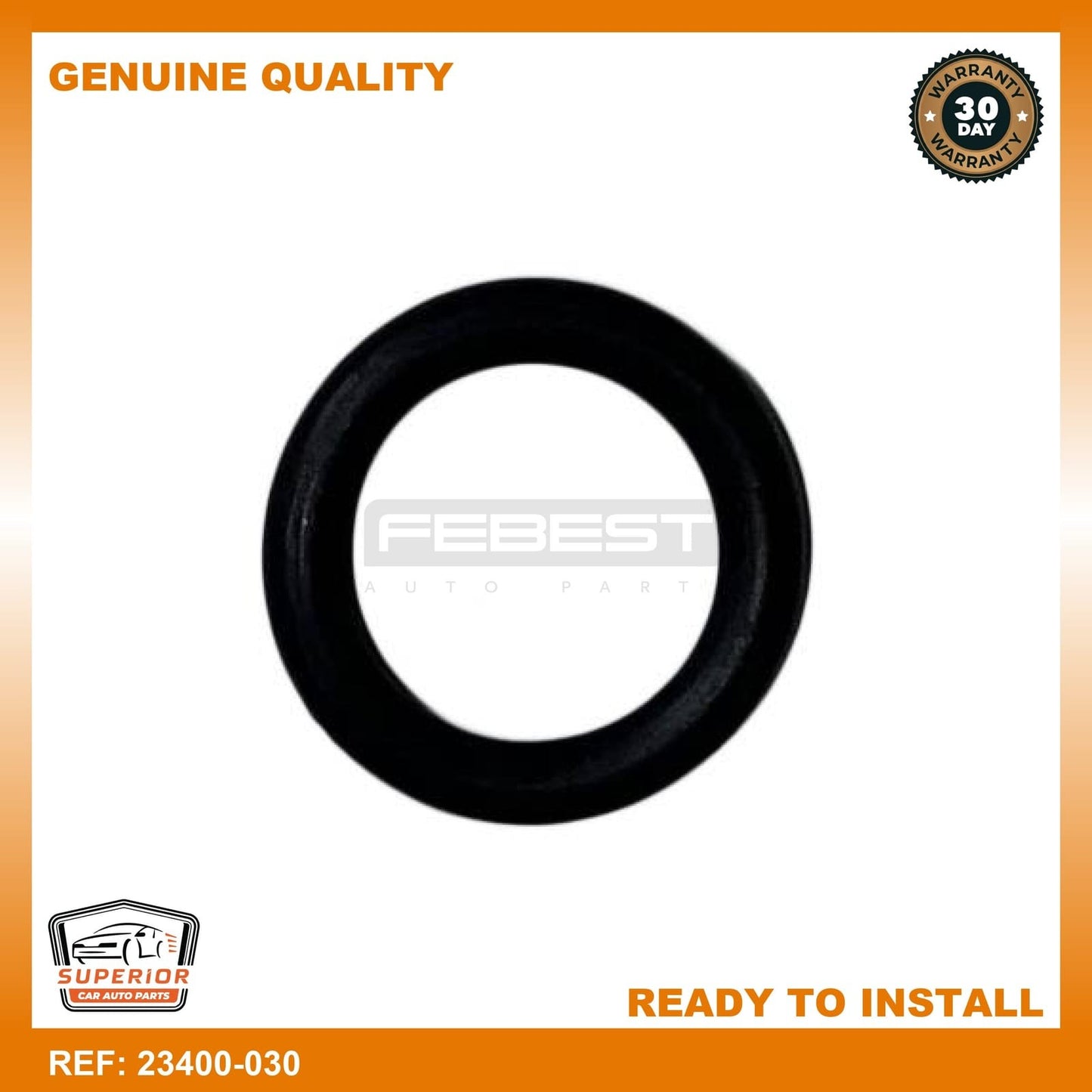 FEBEST BMW Seal, Coolant Pipe 23400-030