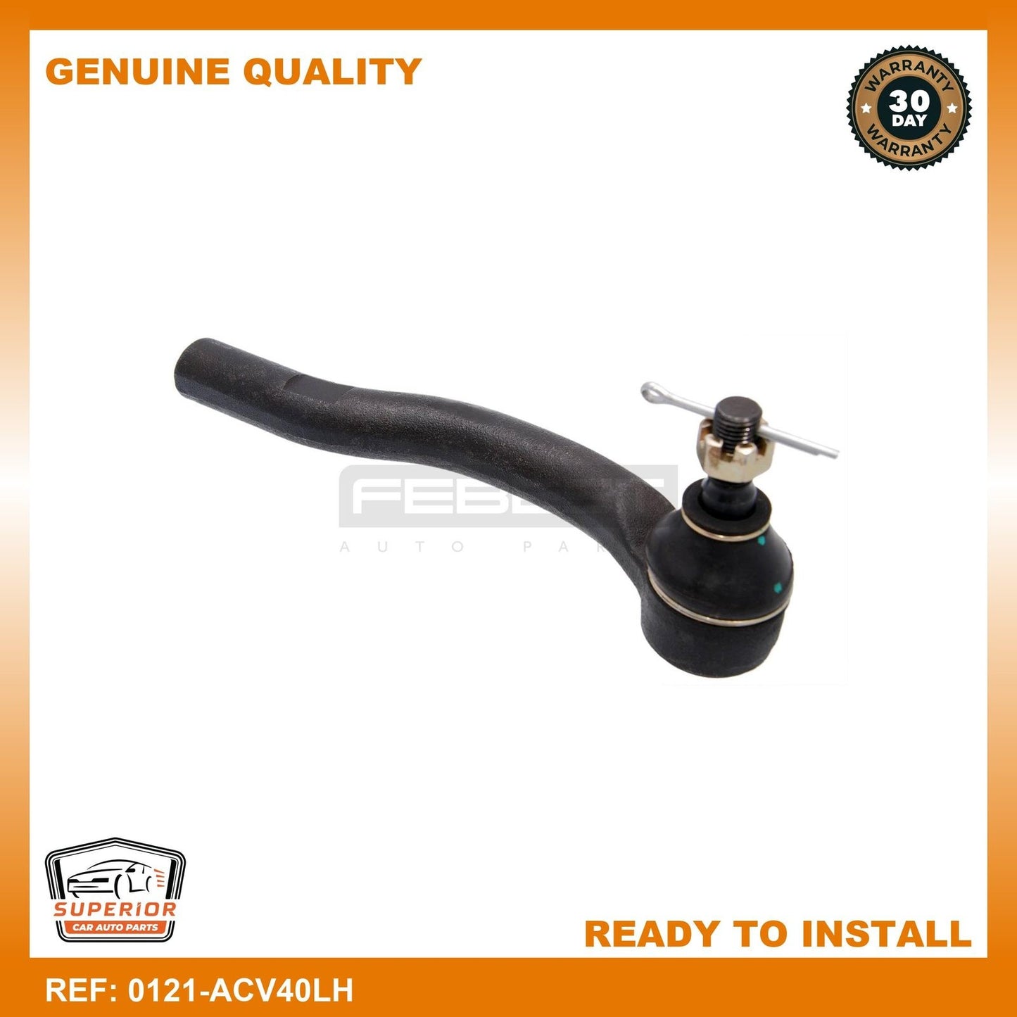 FEBEST 2006-2015 Toyota Camry Steering Tie Rod End Left 0121-ACV40LH