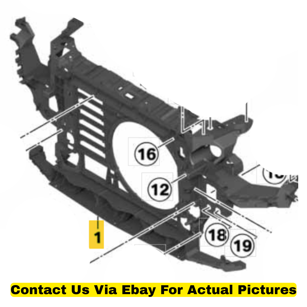 2012 Mini Cooper Countryman Front Radiator Support Panel Used OEM 51649802025