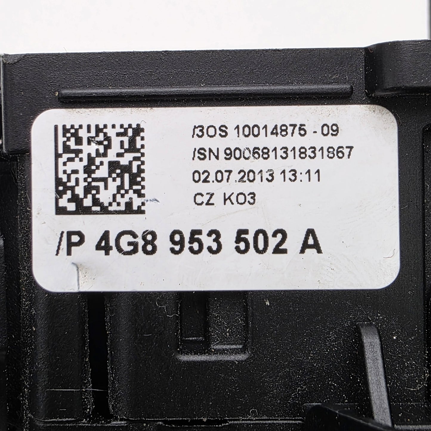 2013-2017 Audi S4 Steering Column Combination Switch 4G8953502A