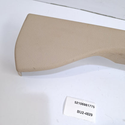 2011-2016 BMW 550i Front Left Seat Rail Track Trim Cover 52106981775
