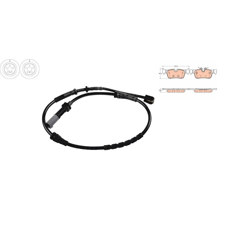 TRUCKTEC Warning Contact Brake Pad Wear 08.35.266