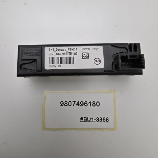 2015 Peugeot 308 Interior lighting front 9807496180