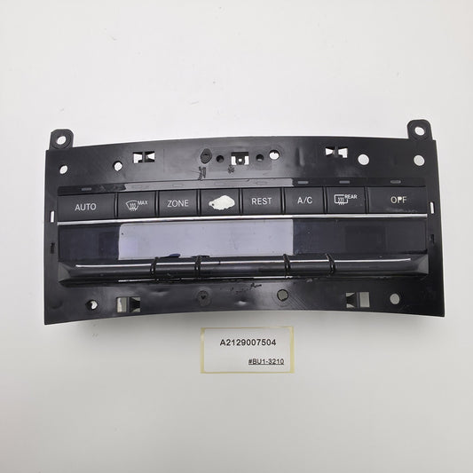 2010-2017 Mercedes-Benz E-Class Climate Control Unit Panel A2129007504