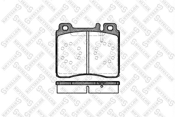 STELLOX 1991-1993 Mercedes-Benz 300SD Brake Pad Set Disc Brake 002420122005