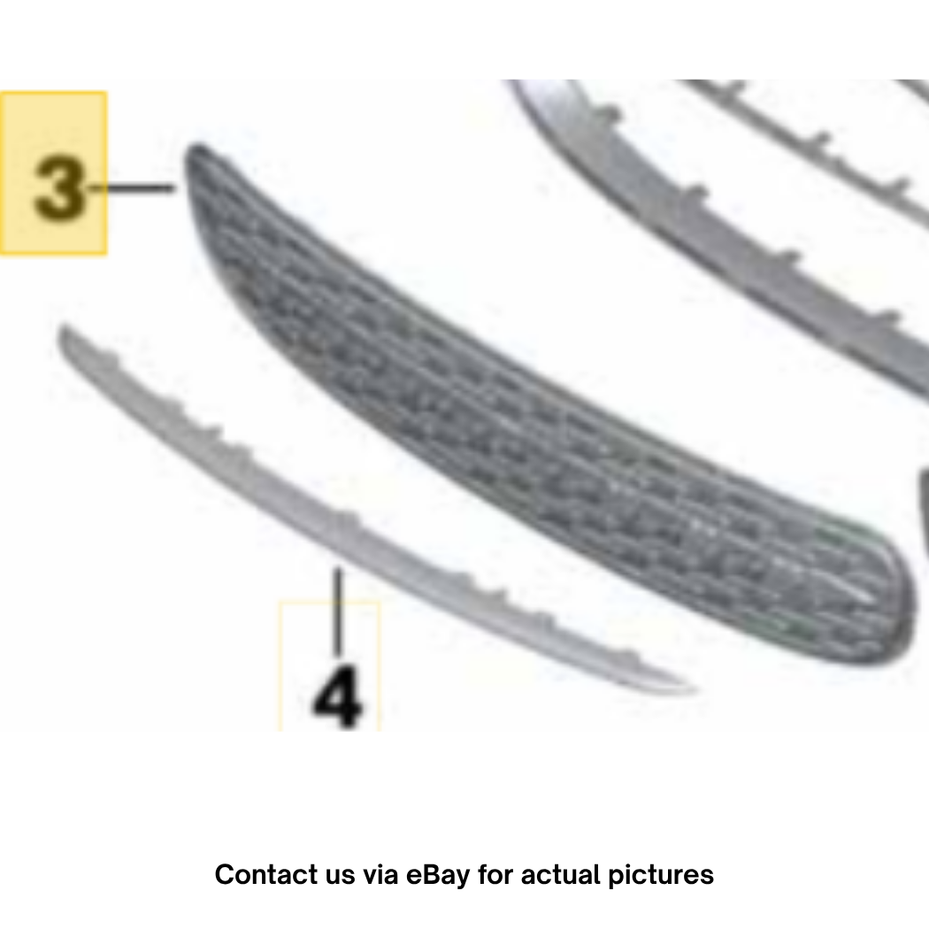 2012 Mini Cooper Front Lower Bumper Grille OEM 51117248789