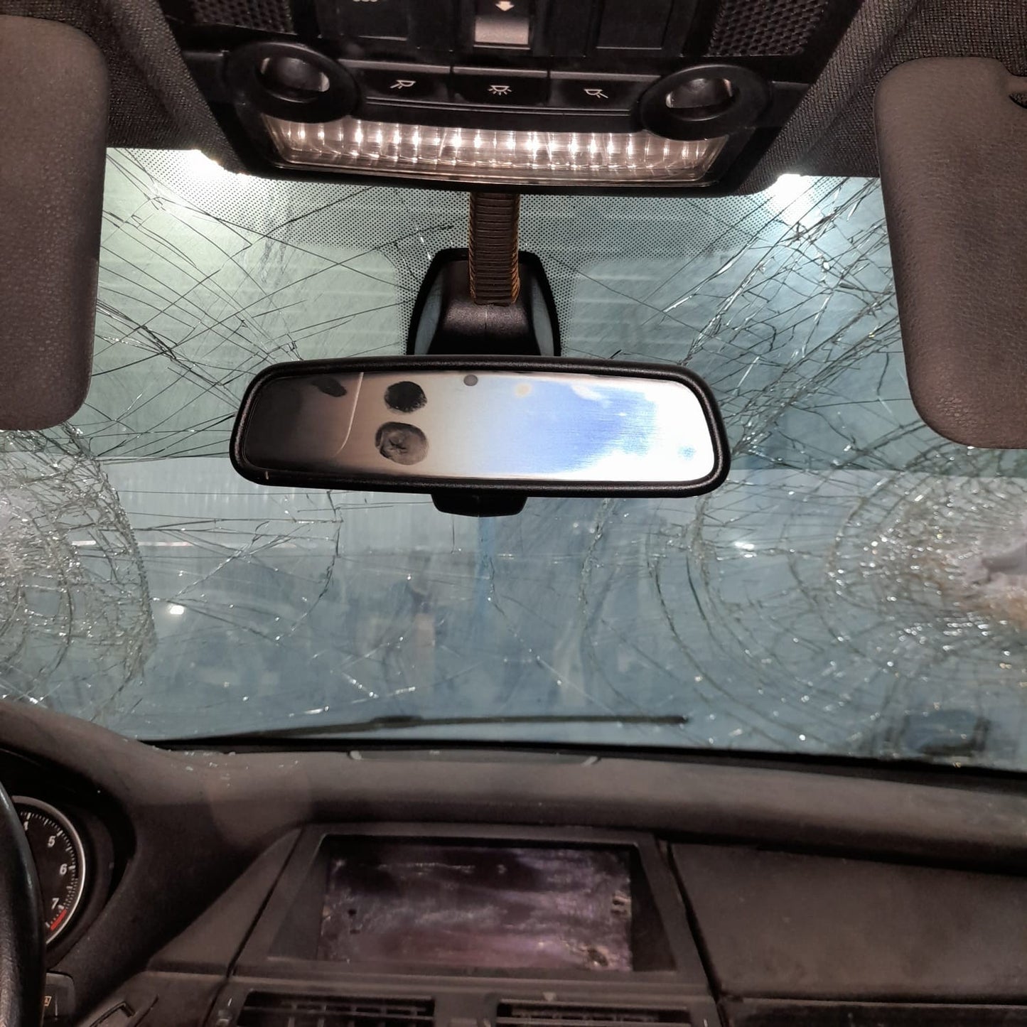 2012 BMW X6 Rearview Mirror EC LED FLA Used OEM 51169225977