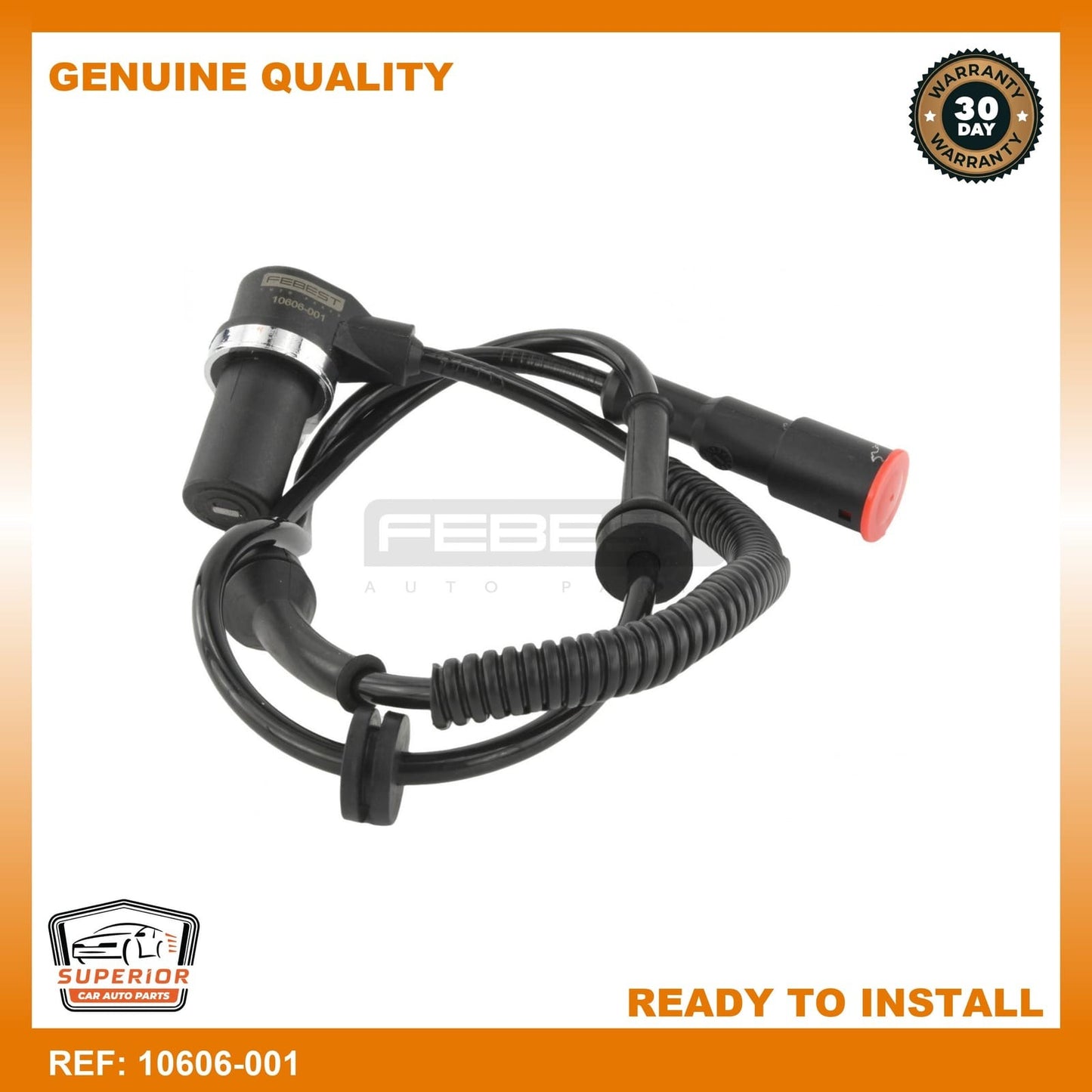 FEBEST General Motors Wheel Speed Sensor 10606-001