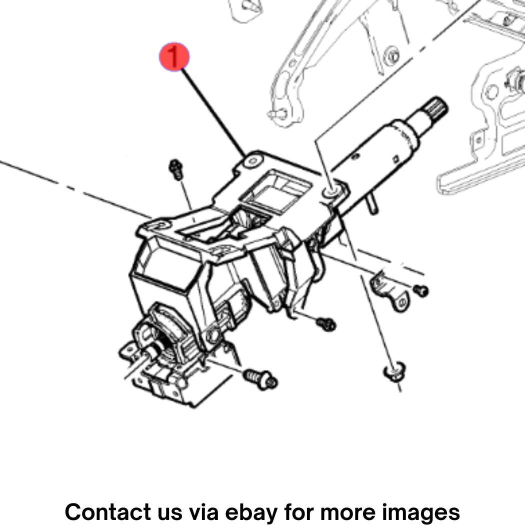 2018 Cadillac CTS Steering Column Used OEM 84463282