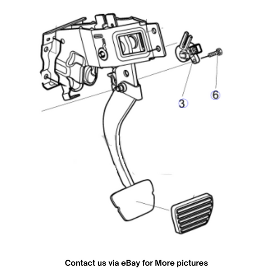 2009 Chevrolet  Lumina S Brake Pedal Assembly Used OEM 92225180