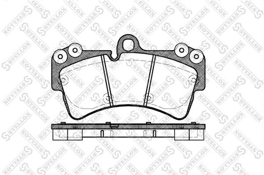 STELLOX 2003-2015 Audi Q7 Brake Pad Set 4L0698151A